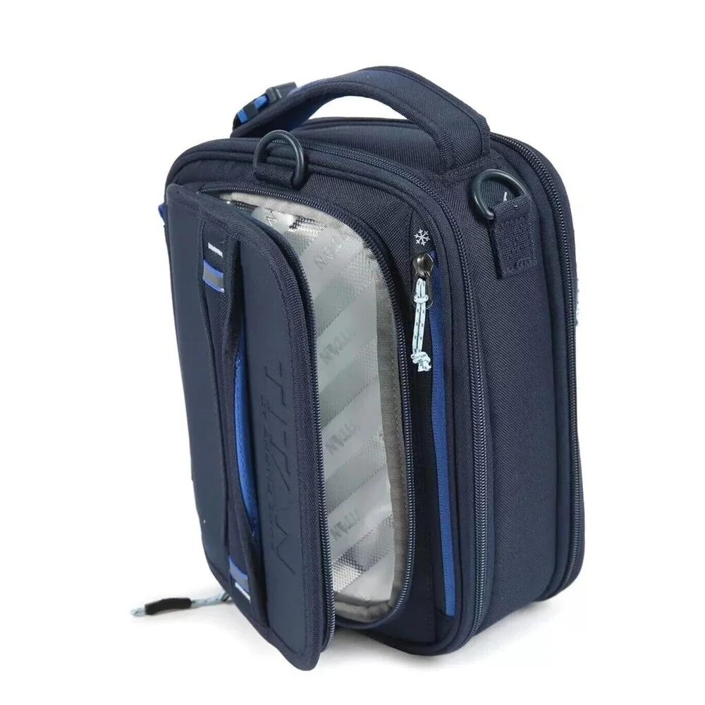 Titan Deep Freeze Fridge Cold 6 HRS Expandable Insulated Lunch Bag w/ Ice Walls